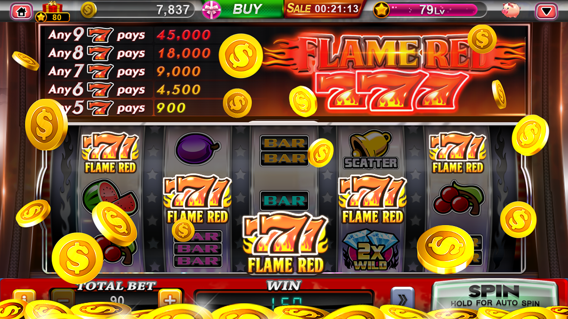 User interface of the ph777 casino app showcasing easy navigation.